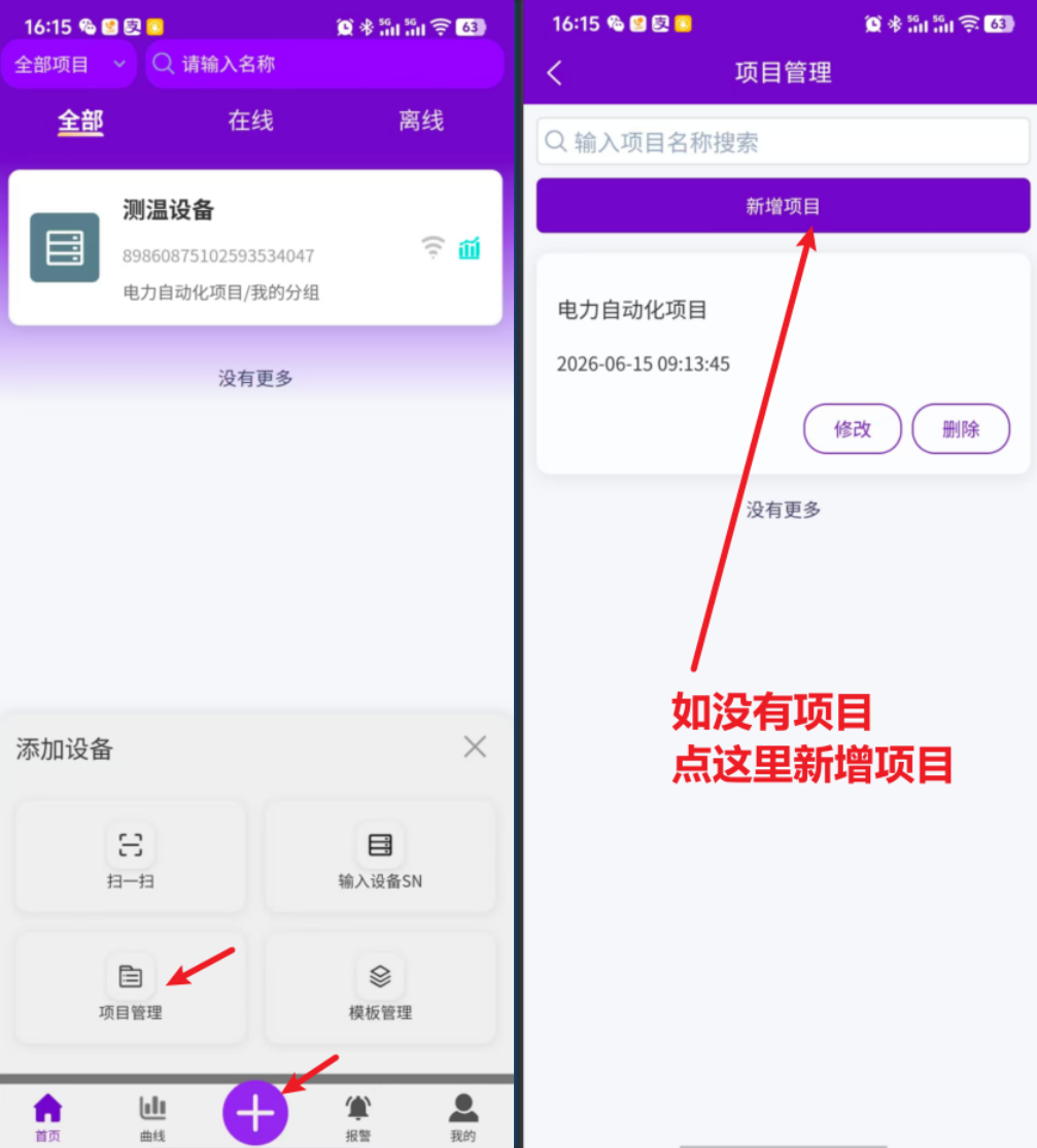 1.项目分组